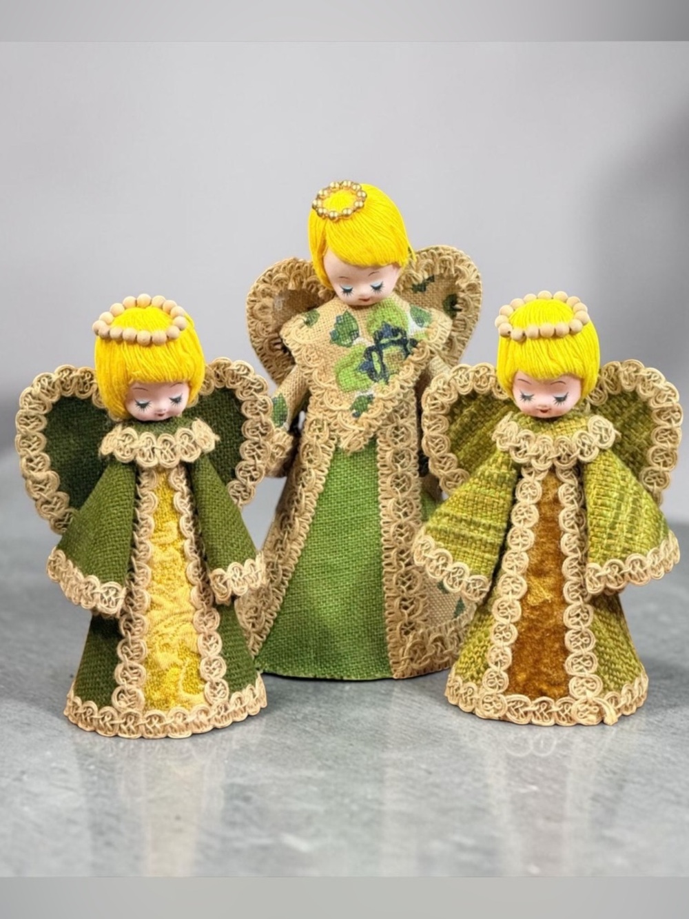 Vintage Tree Topper Angels